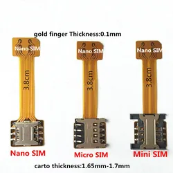 Hybrydowy podwójny podwójny SIM karty Micro SD adapter do Androida Extender 2 Nano adapter Micro SIM dla Xiaomi Redmi do telefonu Samsung