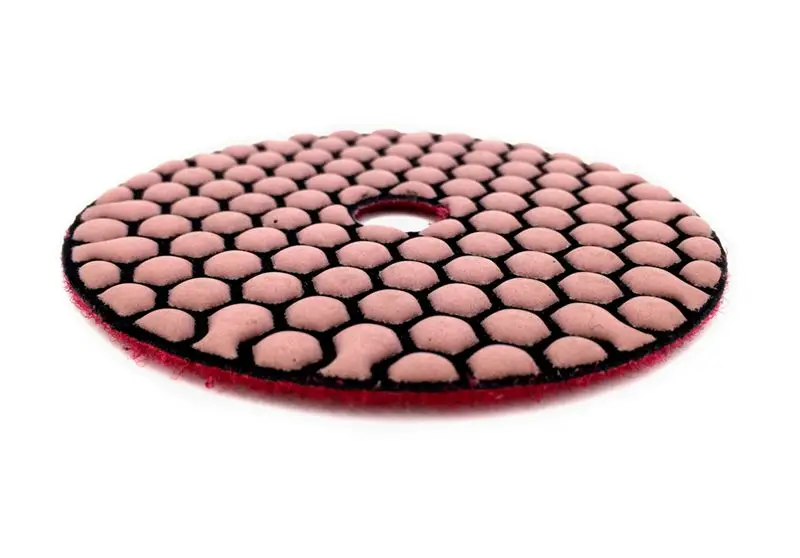 RIJILEI 6 Stück 100mm Trockenpolierpads 4 Zoll Scharfer Typ Steinpolierpads für Granit Marmor Schleifscheiben Boden – Detail 6