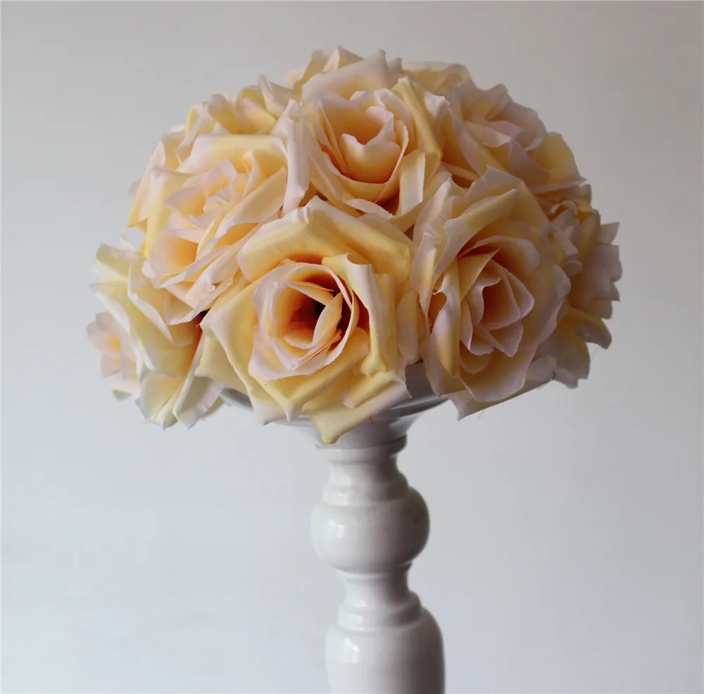 Free shipping 20CM*10pcs Pomander rose ball wedding kissing flower ball party/home decoration flower