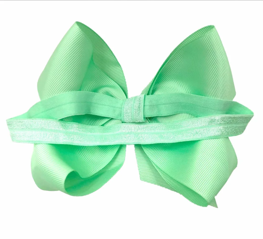 30 Colors 6 Inch Hair Bows BabyGirls headbands Big 6\