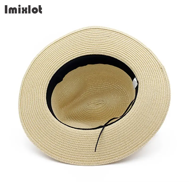 Summer Hats For Women England Style Wide Brim Straw Hats Sun Visor Shell Beads Hat Panama Travel Beach Hat Women\'s Strawhat