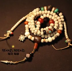 Designer Mala tibetan seeds mala buddhist prayer 108 Beads AAA grade seeds 108 Rosary Beads blessed mala