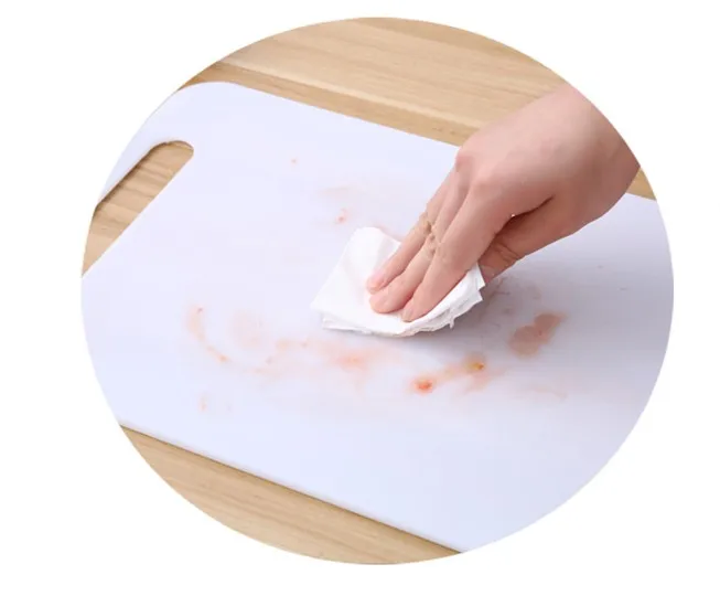 Moldproof kitchen household fruit polyethylene resin plastic large food cutting chopping board knife mildew proof pp blocks