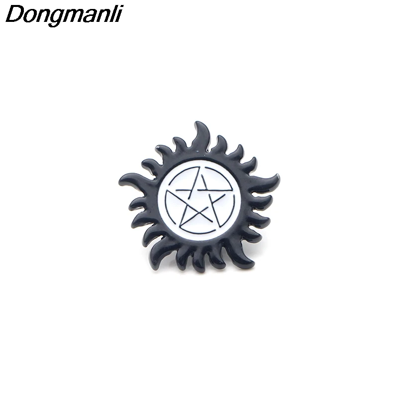 P2996 Dongmanli Supernatural TV series Metal Enamel Pins and Brooches for Women Men Lapel Pin backpack bags badge Gifts