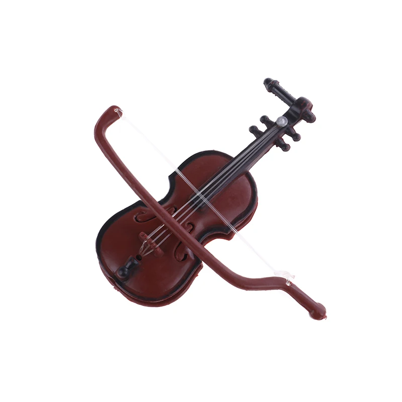 Violin Dollhouse For Decorative Music Instrument Crafts DIY Home Decoration Child Gift