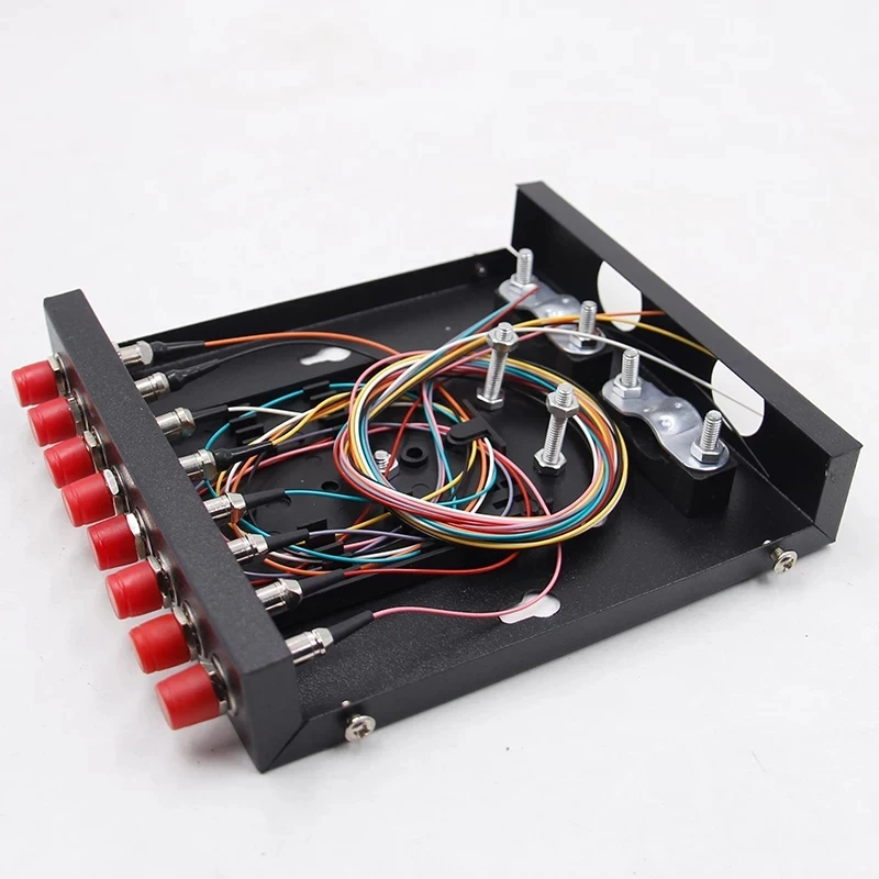 8 kerne FC FTTX FTTH terminal box enthalten FC zopf & adapter SPCC 8 ports fiber optic patch panel netzwerk SM ELINK