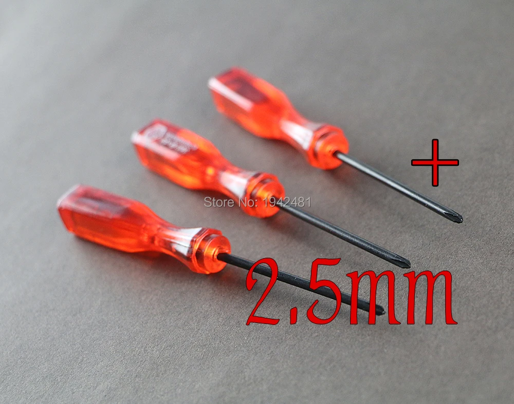 OCGAME 300pcs/lot repair tool 2.5mm + Screwdriver Triangle Screwdrivers For Wii NDS NDSL GBA SP