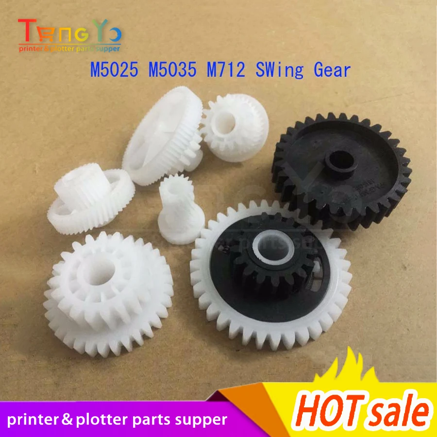 5SET New RM1-2963 RU5-0655 RM1-2538 RK2-1088 Fuser Drive gears for HP M712 M725 M5025 M5035 Fuser Drive Assembly gears