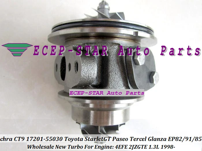 Free Ship CT9 Turbo CHRA Cartridge Core 17201-55030 17201-64190 For TOYOTA Starlet 4EFE 4EFTE EP82 EP91 EP85 1.3L 2JZ-GT 2JZGT