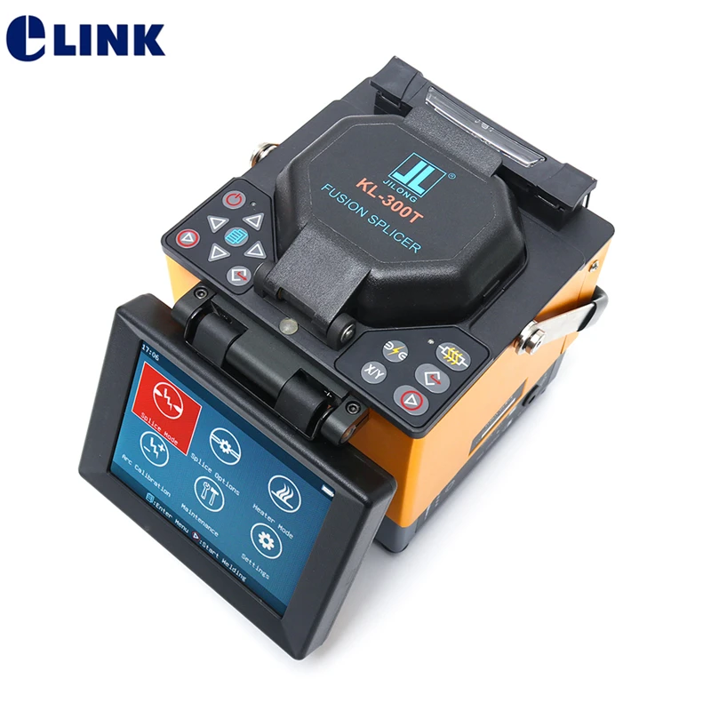 Optical Fiber Fusion Splicer KL-300T Original JILONG with Cleaver Core Aliginment fusion splicing machine free Shipping ELINK