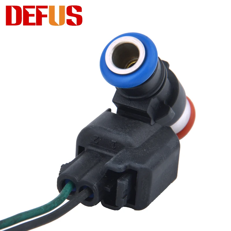 4 stuks brandstofinjector 0280158051   650CC Met Stekkers Connector Voor Gemodificeerde Auto 12 Gaten Hoge Prestaties Bico Nozzle Injectie NIEUW