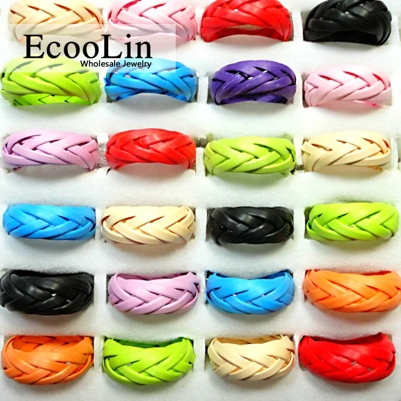 300Pcs Fashion Multicolor Hand made Weave Ribbon Braided Rings for Women Whole Jewelry Bulk Lots Girls Free Shipping RL002