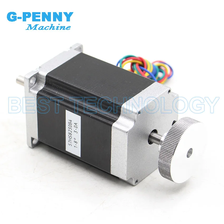 Nema34 Stepper motor hand wheel inner hole 14mm Nema 34 motor handwheel 14mm 60mm diameter for dual / double shaft motor