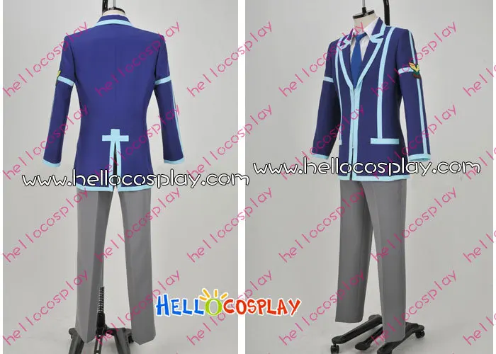 Sacred Seven Cosplay Alma's school Boy Uniform  Alma Tandouji Costume H008