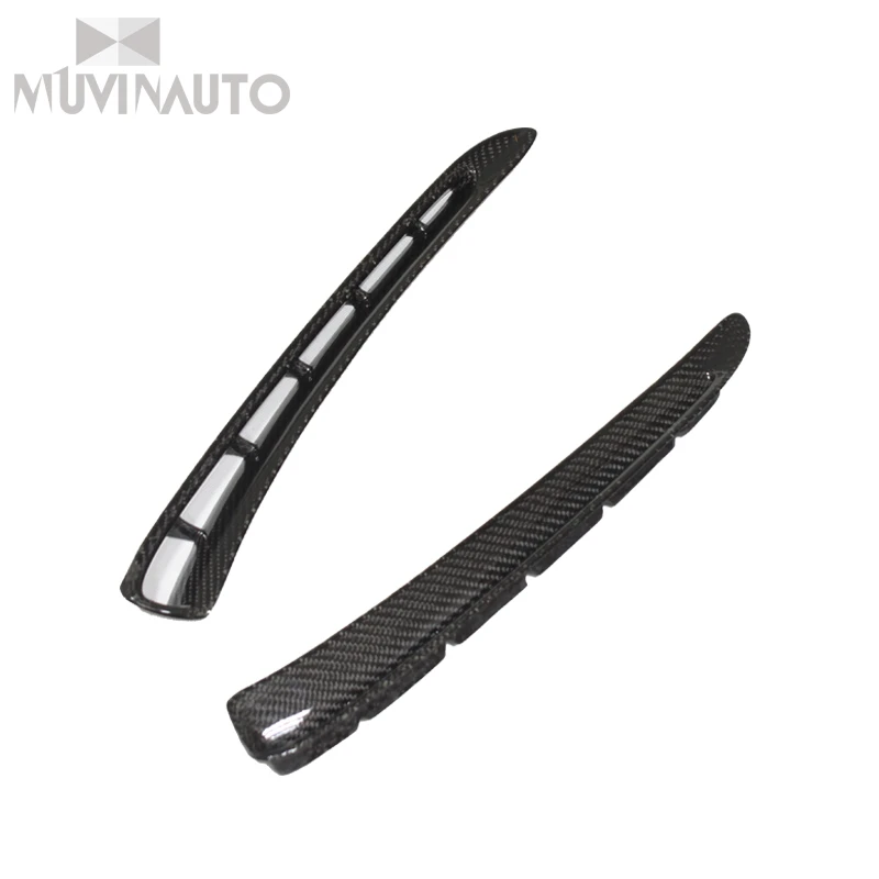 For Porsche Panamera 970 2010-2012 Real Carbon Fiber Front Steel Plate Entrance Carbon Fiber Exit and Carbon Side Entrance