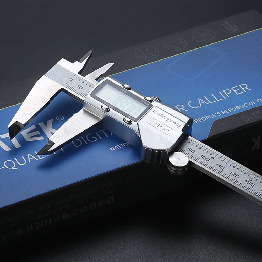 IP54 Water Proof 0-150/200/300mm ABS Origin Digital Caliper Electronic Vernier Caliper Micrometer Digitaler Messschieber