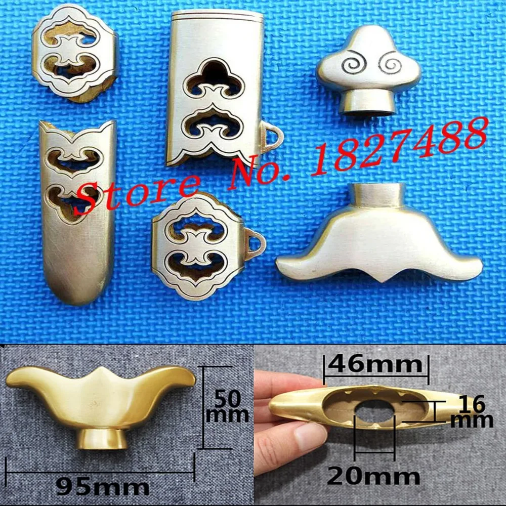 A Set High Quality Chinese WuShu/TaiJi Sword Fitting Copper Guard TaiChi Jian Sword DIY Accessories