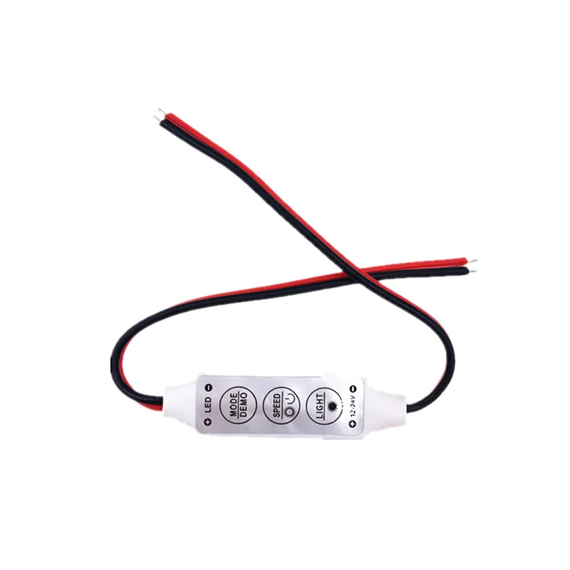 Contrôleur de gradateur anon enraciné avec document unique, lampes à bande LED, interrupteur 12V DC, 3 touches pour 5050, 3528, 5630, 5730, 3014, 1