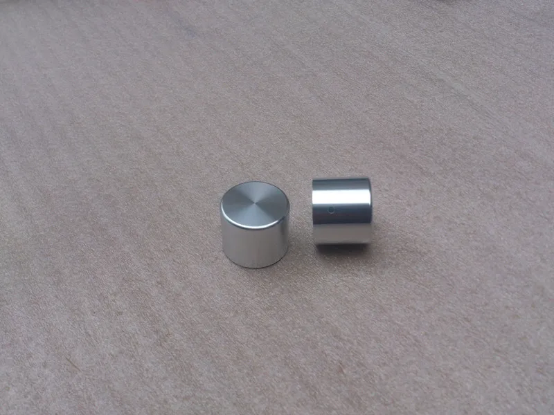 Silver / black Diameter 30mm height 25mm Full aluminum solid HIFI Amplifier volume knob Potentiometer knob