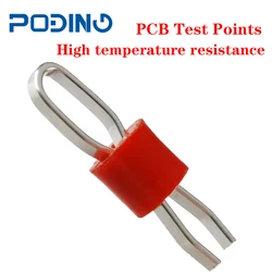 Poding PCB Test Points RoHS THM Test Points High Temperature Resistance Red Point Load Test TP-5010