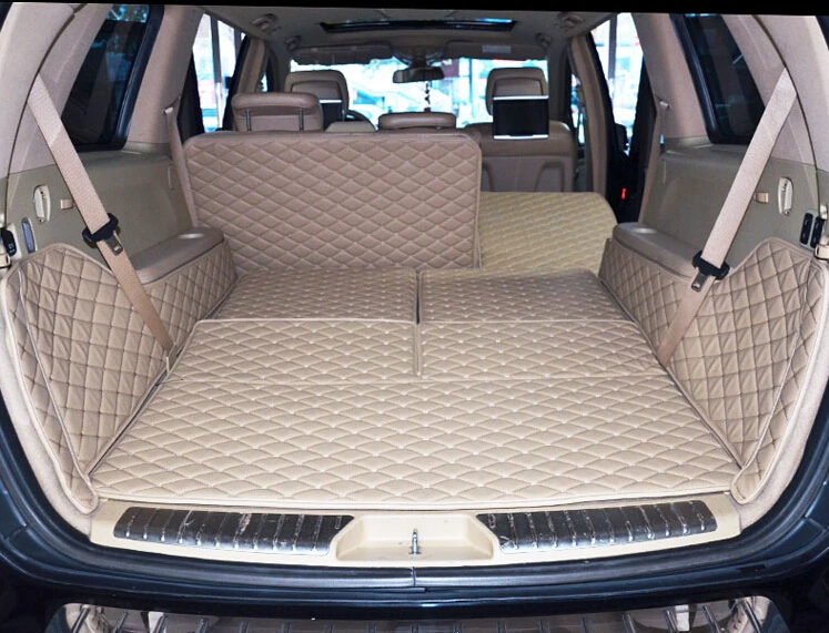 Newly! Special car trunk mats for Mercedes Benz GL 500 X166 7 seats 2015-2012 durable boot carpets for GL500 2013,Free shipping