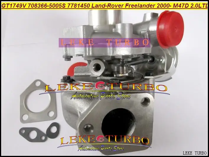 Free Ship Turbo GT1749V 708366-5005S 708366 708366-0003 708366-0002 708366-0001 For LAND ROVER Freelander TD 2000- M47D 2.0L