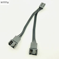 4Pin Fan PWM Cable 1 to 2 Motherboard 4-Pin Female to PWM Fan 4-Pin Male Multi-fan Temperature Control Extension Cable Fan Cable