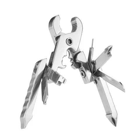 1PC 스위스 EDC 기술 휴대용 포켓 미니 15 1 접는 펜치 스크루 드라이버 조합 키트 야외 다기능 도구 기어