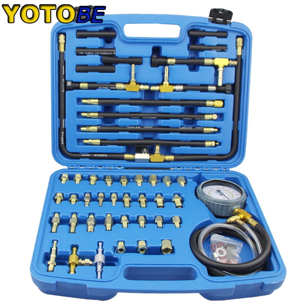 New TU-443 Universal Fuel Injection Pressure Tester Set