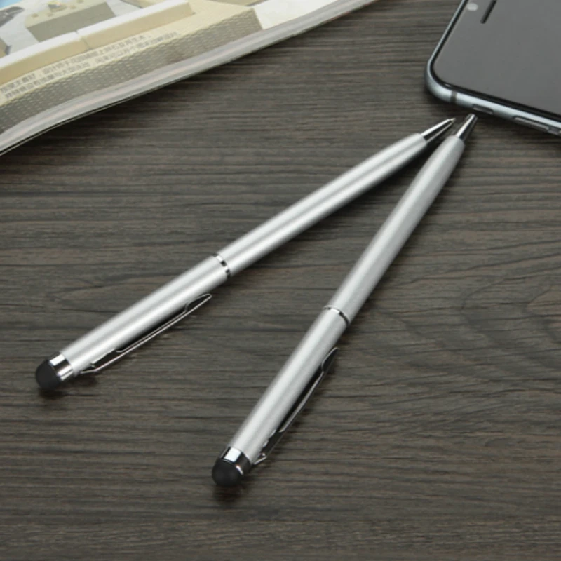 Capacitive Touch Microfiber Stylus Pen 2 In 1 Universal Fine Point Stylus Touch for Ipad for Iphone