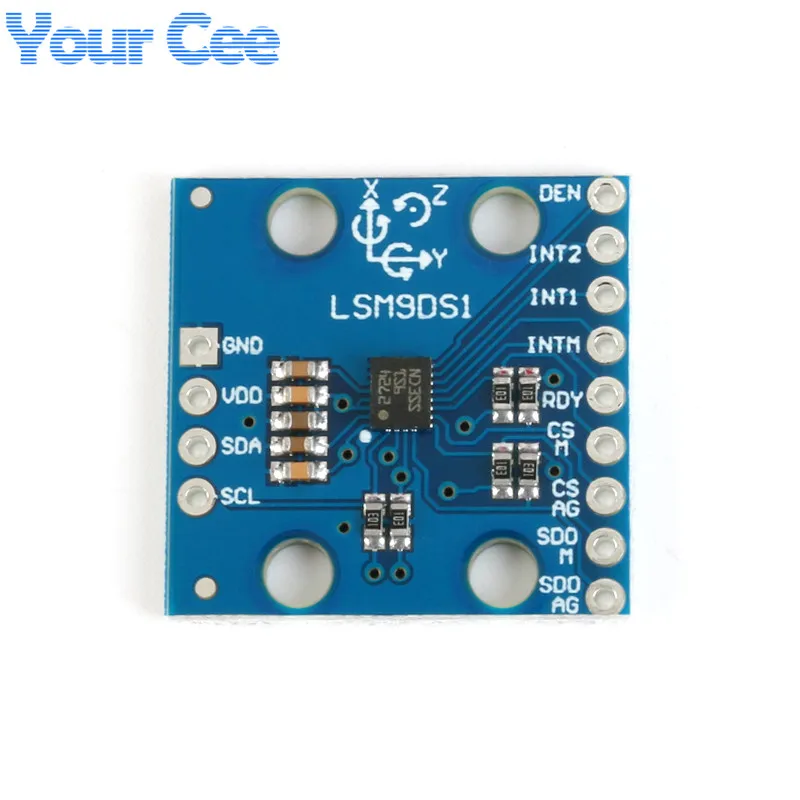 2pcs/1pc LSM9DS1 nine-axis Sensor Module GY-LSM9DS1 9-axis IMU Accelerometer Gyroscope Magnetometer For Arduino