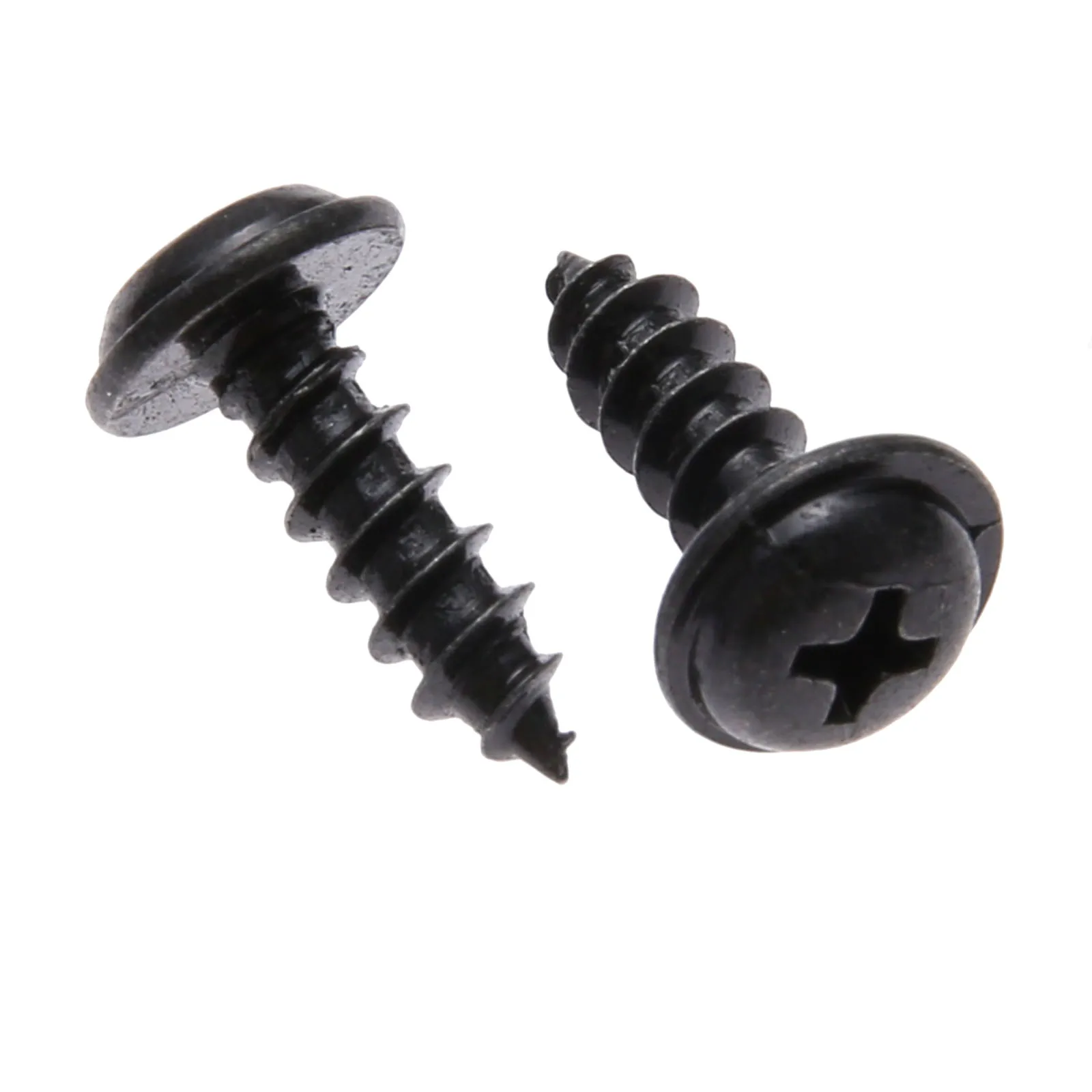 Yetaha 50Pcs Car Self Tapping Screws Bolts Universal Black Clips Fastener For Nissan