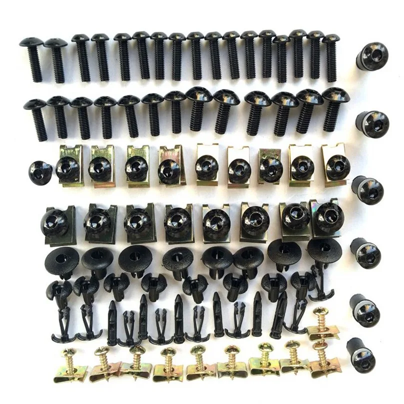 Stainless Steel Black Fairing Bolt Kit CBR929 CBR919 RR Body Screws for Honda CBR 900RR 93 94 95 96 97 98 99