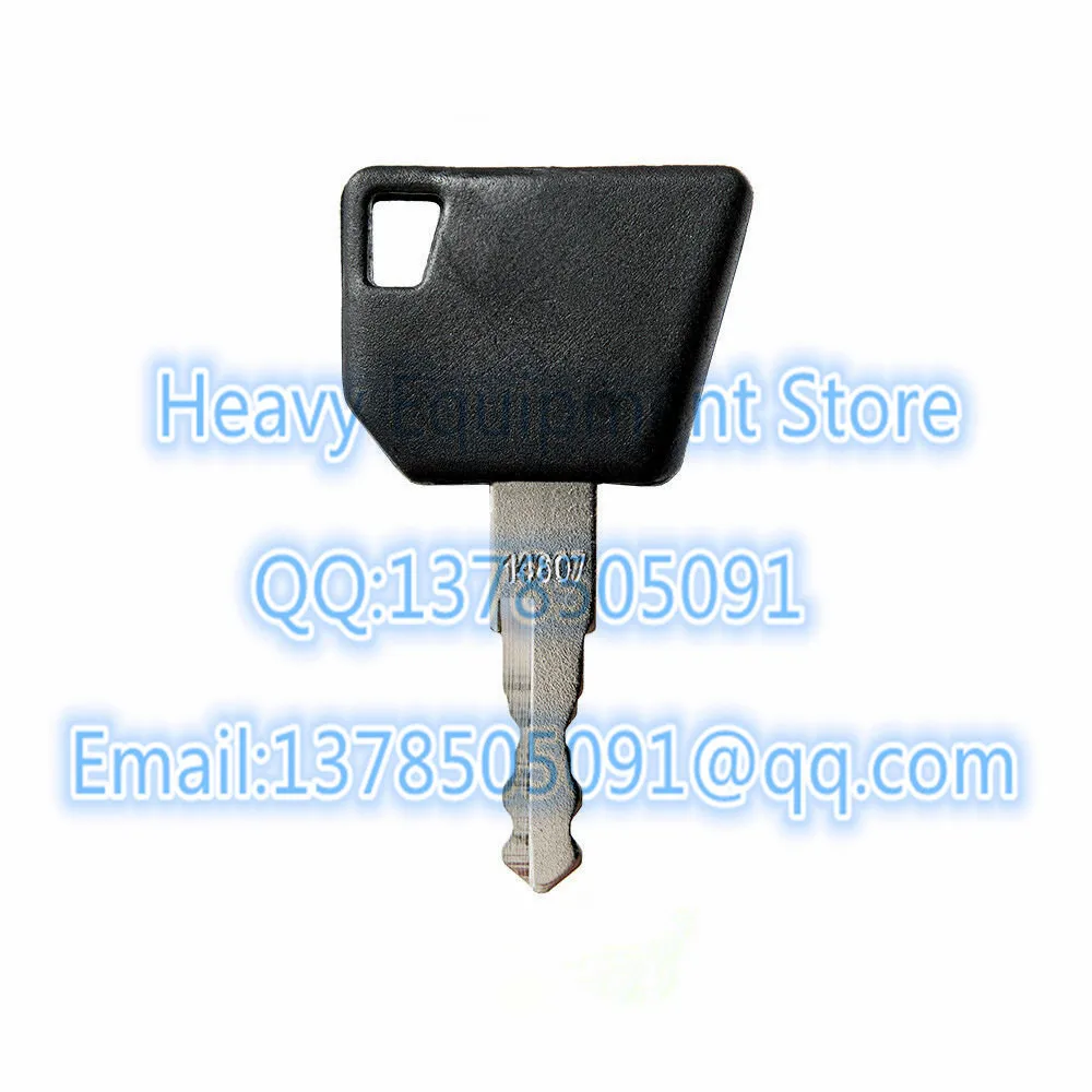 1PC 14607 Lock Ignition Key For JCB 3CX Bomag Excavator Wacker Neuson Hamm Master  Hatz Manitou Tractor