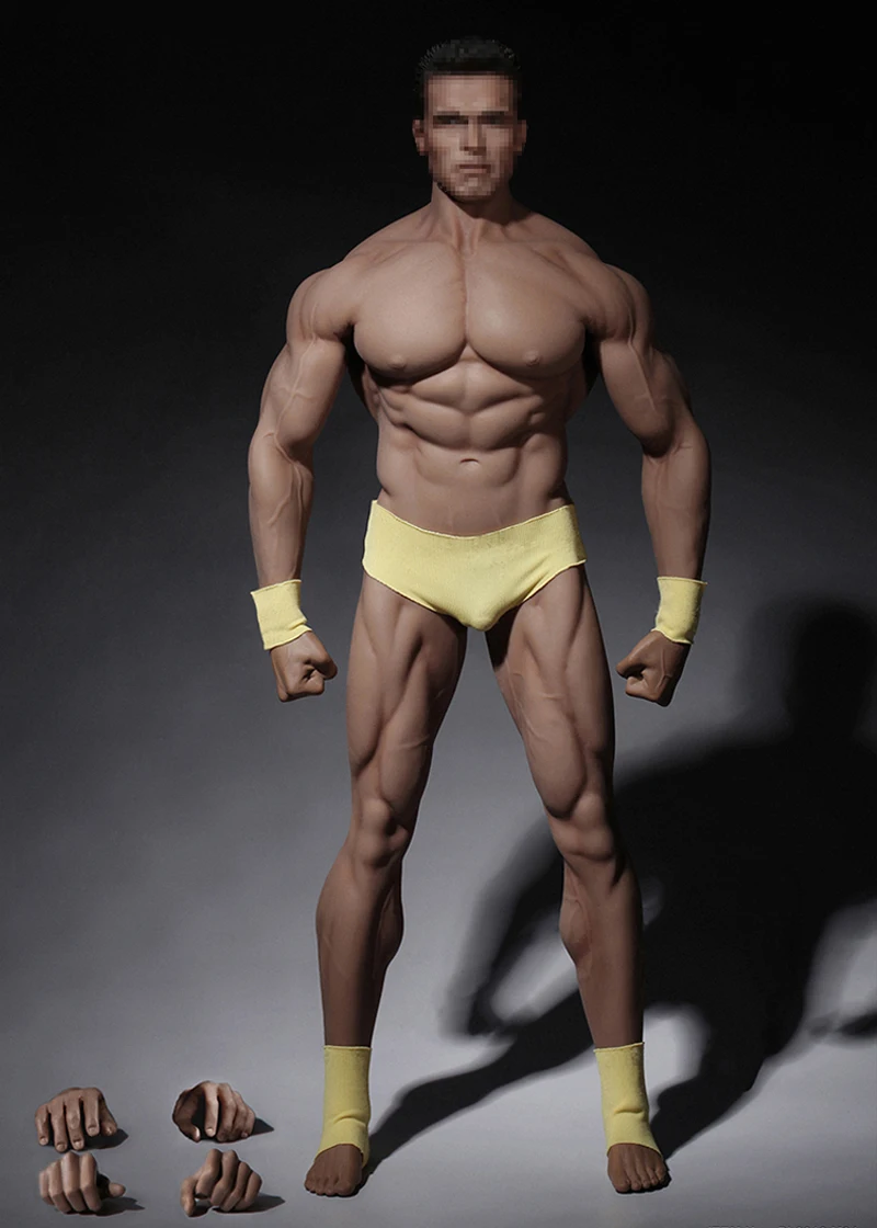 

PL2016-M34 1/6 Male Super-Flexible Strong Muscular Seamless Figure Body With Stainless Steel in Suntan Color Figure Body Model