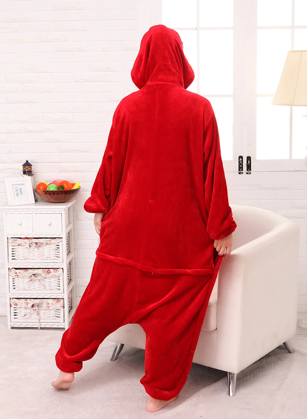 Costume Pigiama Da Orso Bruno Scuro Da Uomo - Foto 6