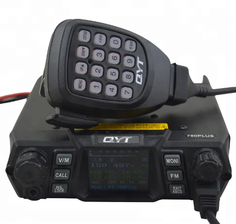 

100% оригинальная портативная рация QYT, мобильный радиоприемник VHF 136-174 МГц 100 Вт, автомобильная портативная рация