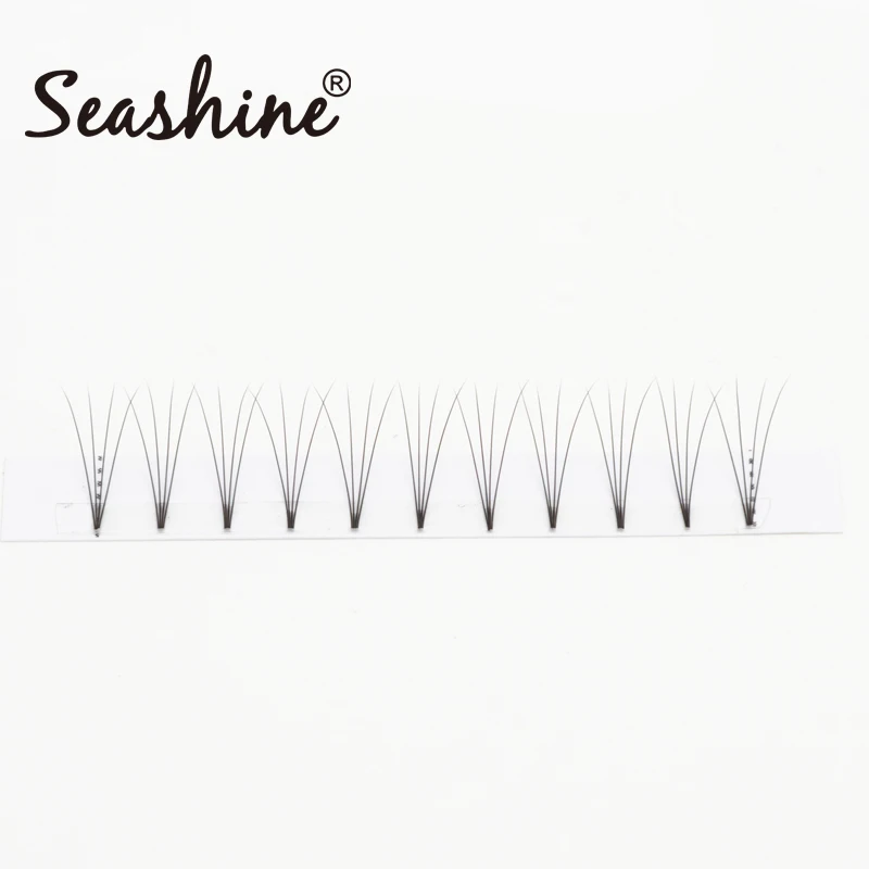 Seashine Short Stem lashes 2D-6D Pre Fanned Lash Extension Supplies Volume Lashes 4D Pre Made Volume Fans Eyelash Extension