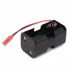 Batteria del ricevitore di Caso Scatola di 4 x AA Connettore JST (Inserto Batteria Vano) per il 1/8 1/10 1/16 RC Auto Nitro HSP Himoto HPI