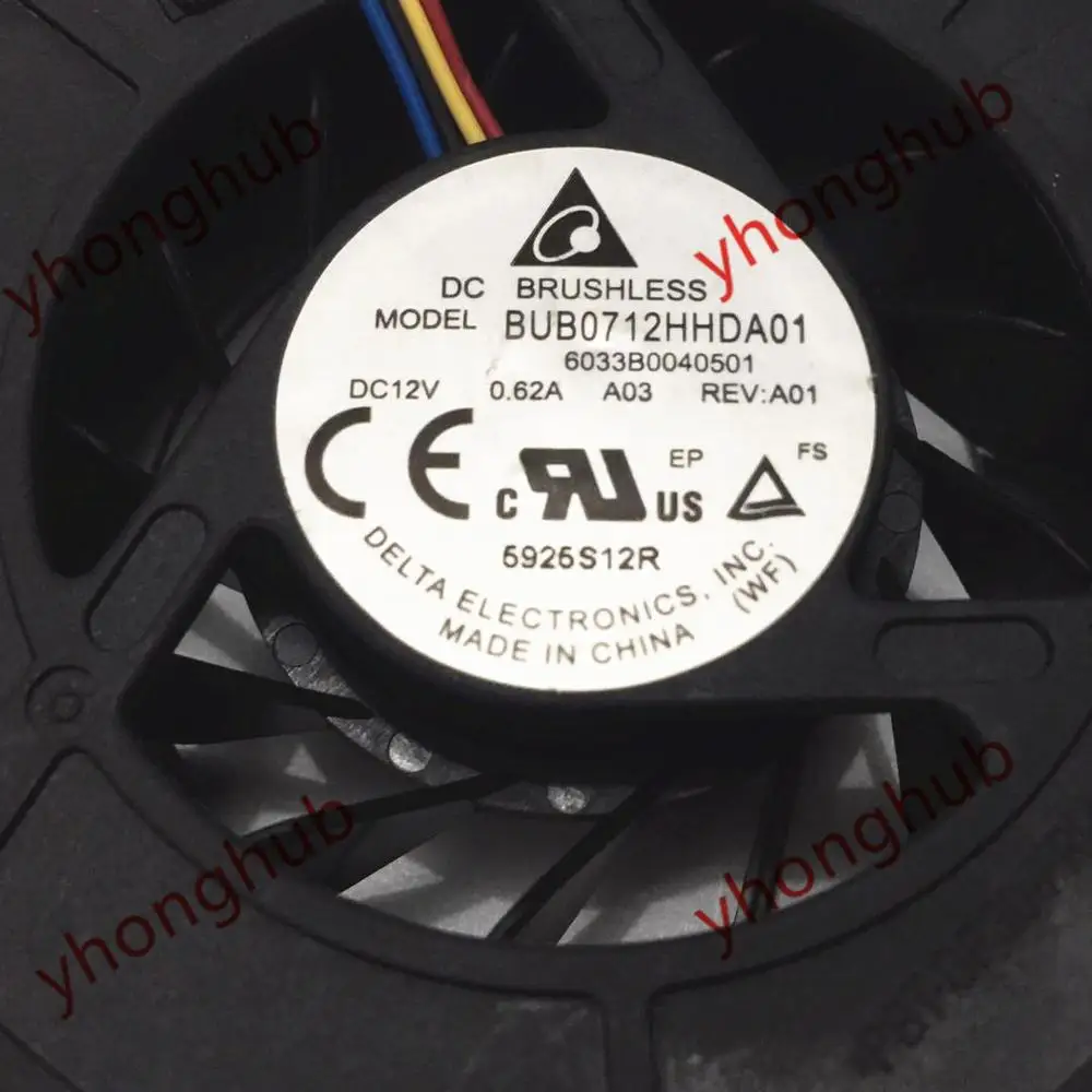 C40-30 C40-05 C4005 BUB0712HHDA01 MF80200V1-C010-S9A 5F10G84739 Server Cooling Fan DC 12V 0.62A