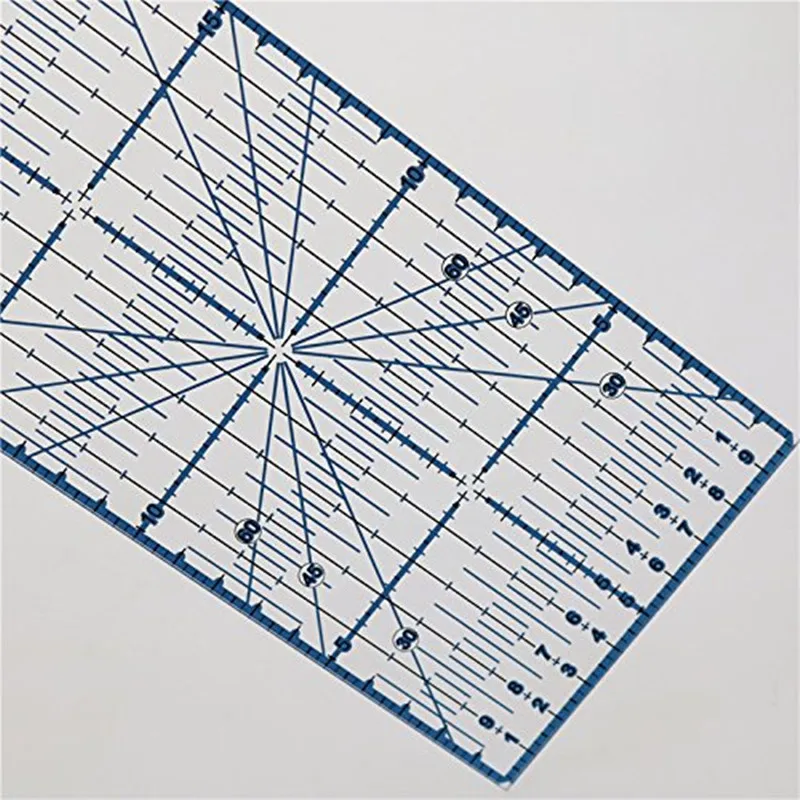 45cm DIY Acrylic Sewing Patchwork Ruler Quilting Grid Cutting Tailor Craft 5BB5079