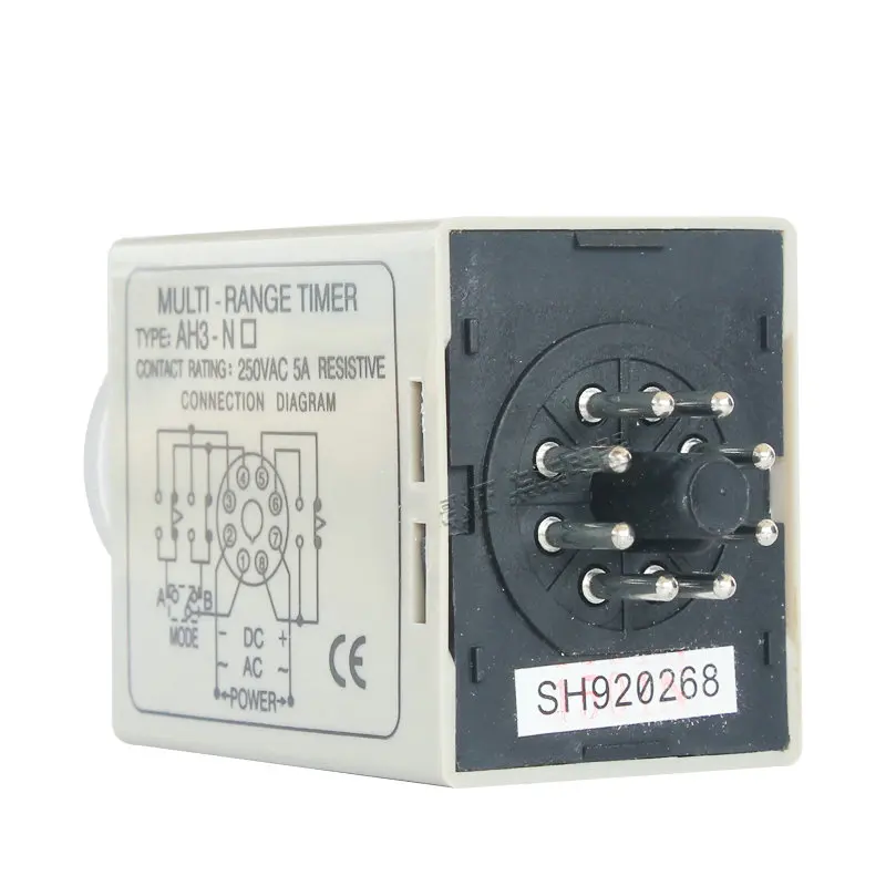 AH3-NB Multi-time Multi Functie Timer Tijdrelais