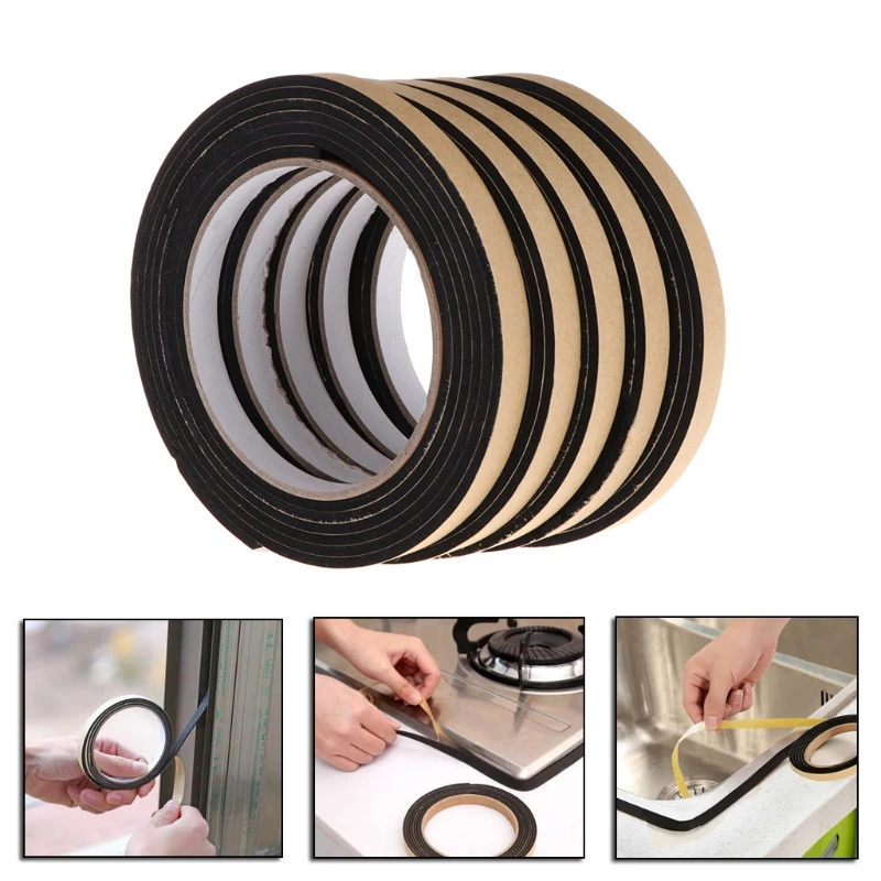 5Pcs 2M Gas Stove for Gap Cooker Slit Antifouling Strip Seal Ring Tape Kitchen T