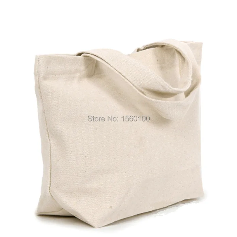 Customized Shopping Canvas Tote Bag Reusable Cotton Eco Bags Grocery Plain cotton bag for painting