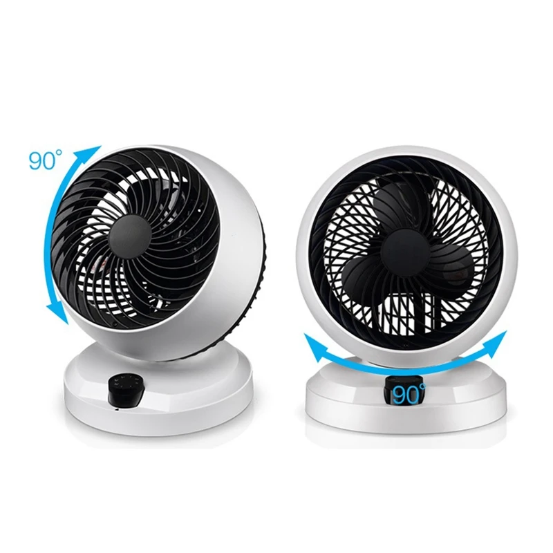 DMWD 5M Remote Control Ventilation Fan 220V Air Circulator Quiet Electric Fan Home Desktop Fan 3 Blades 3 Gear 7.5H Setting