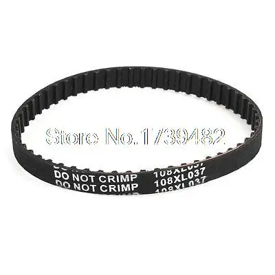 108XL037 Black Rubber 274.32mm x 9.5mm 54 Teeth Electric Planer Drive Belt