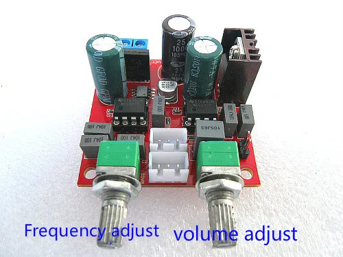 NE5532 Subwoofer Bass board/ Low pass filter plate with single power supply /Can used with tones board