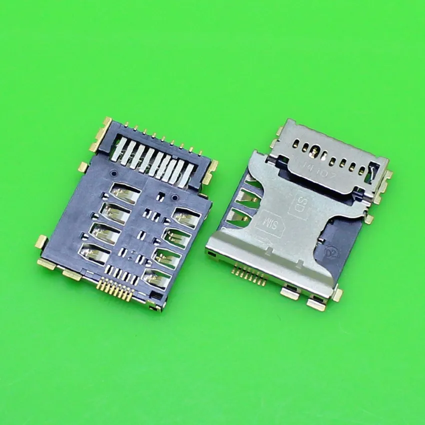 Support de lecteur de carte mémoire sd sim avec connecteur, 1 pièce, pour samsung I8552 I879 I8262 I9128V G3508 I8258 I8252 i8558, KA-106