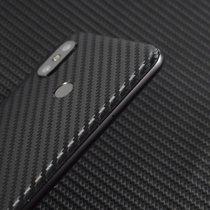 3D Carbon Fiber Skins Wrap Phone Back Sticker For XIAOMI Mi10 Pro Mi9 Mi8 Lite POCO F3 F2 Pro MIX2S 3 Redmi 7 Note 8 7 K20 Pro