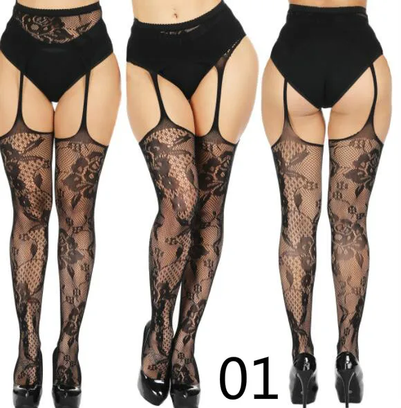 Shengrenmei 2019 HOT Women Sexy Lingerie Stockings Garter Belt Fishnet Tights Transparent Pantyhose Thigh High Cheap Stockings